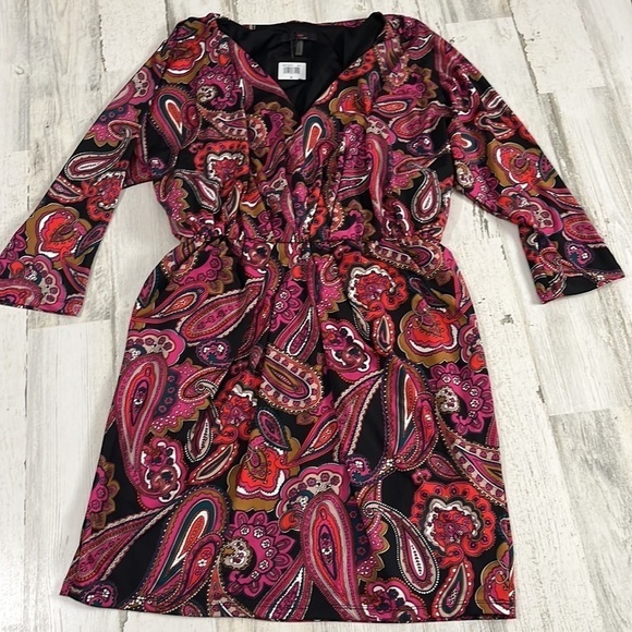 Trina Turk Birch Paisley Print Stretch Jersey Mini Dress Size L NWT - Picture 5 of 10